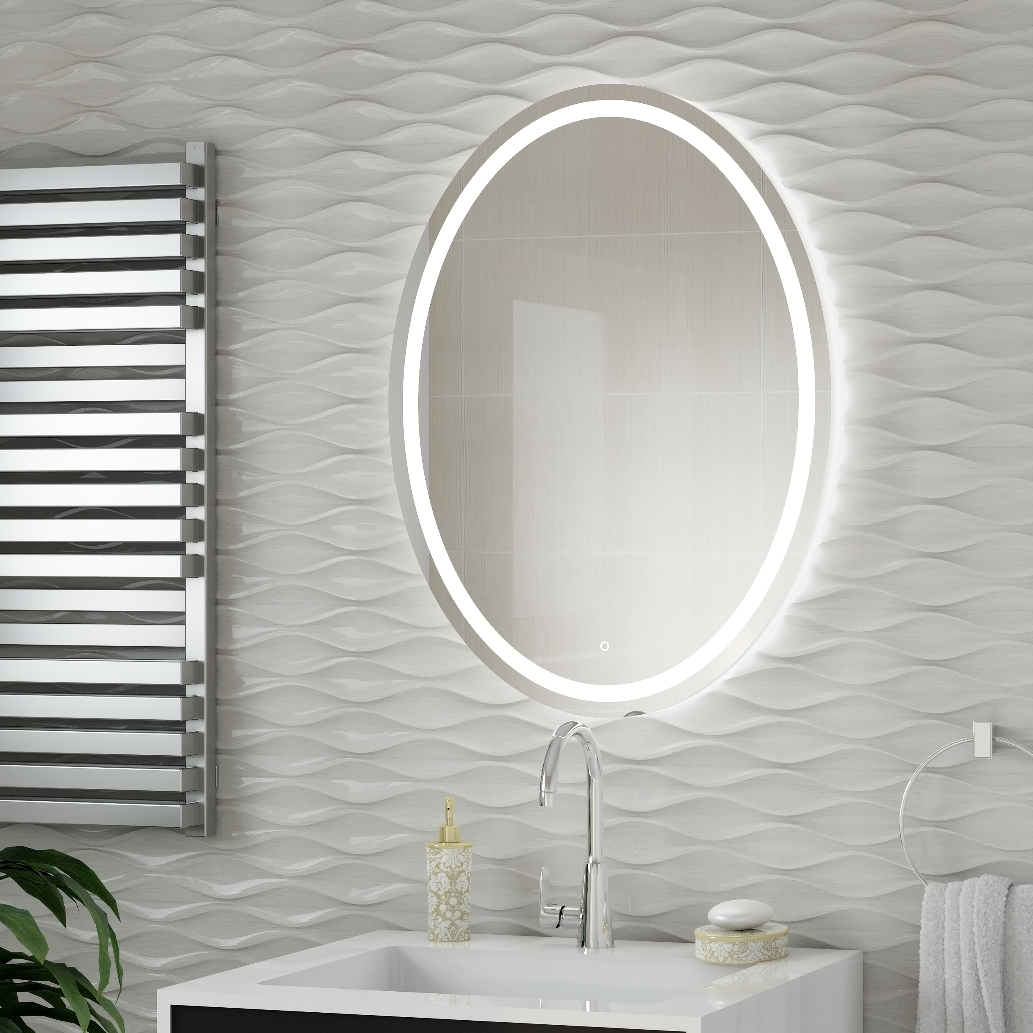 Зеркало "Verso LED" 570х770 с подсветкой