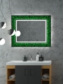 Зеркало "Forest Led" 1000x800 с бесконтактным сенсором