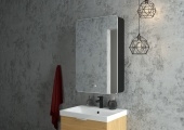 Зеркало-шкаф "Eltoro black LED" 560х850