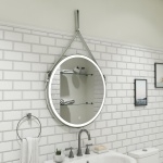 Зеркало "Millenium White LED" D 650 c подсветкой