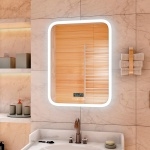 Зеркало "Glamour LED" 600х800 с многофункциональной панелью