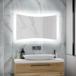 Зеркало "Silence LED"  1000х680 c подсветкой