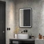 Зеркало "Enjoy Black LED" 600x800 c подсветкой